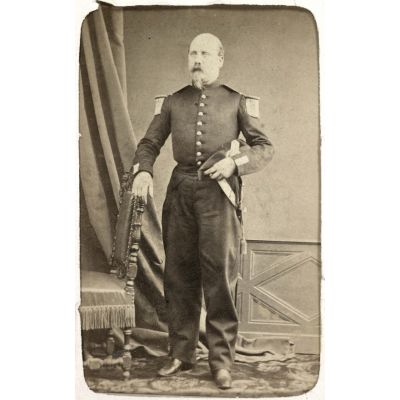 Sous-lieutenant de Fontenay (3e Dragon 1869). [légende d'origine]