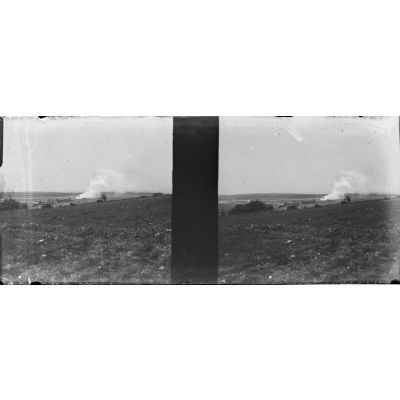 Explosion du dépôt de grenades de Nixeville. Juillet 1917. [légende d'origine]