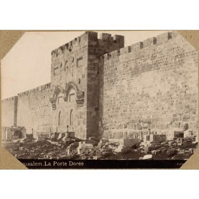 Jerusalem. La Porte Dorée. [légende d'origine]