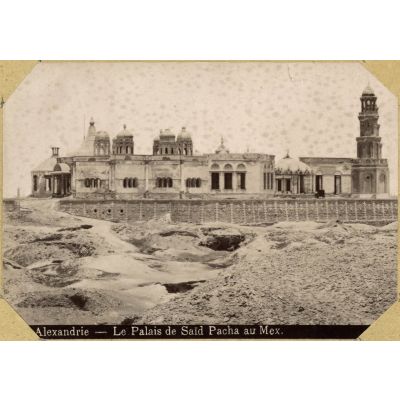 Alexandrie - Le Palais de Saïd Pacha au Mex. [légende originale]