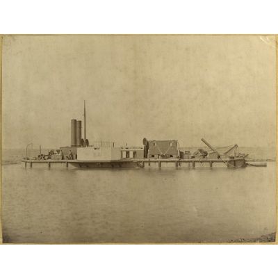 [Chine, 1887-1891. Barges sur le Peï Ho].