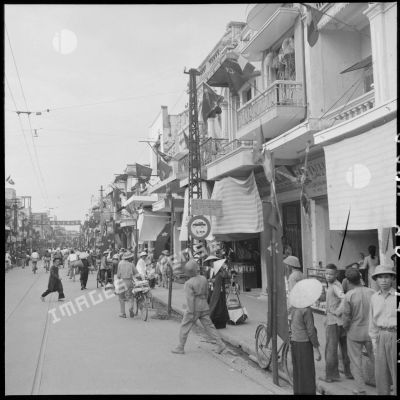 La rue de la soie à Hanoï.