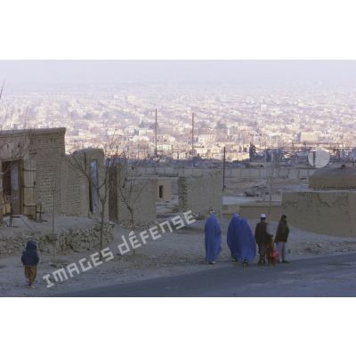 Vue de Kaboul depuis un point haut.