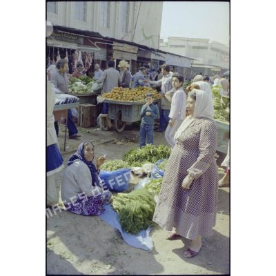 Le marché de Chatila, Beyrouth.