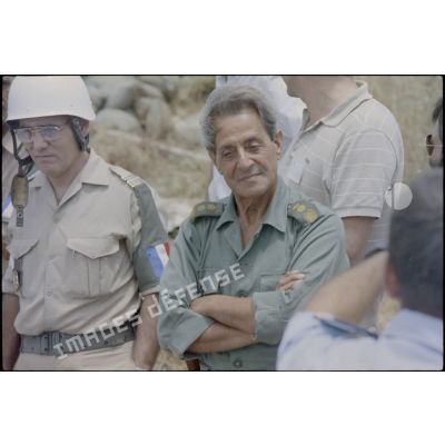 Colonel de l'armée libanaise et casques-blancs, Liban.