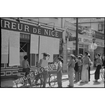 La libération de Nice.