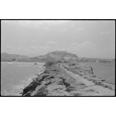 Chora, la principale ville de l'île de Naxos.
