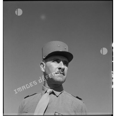 Portrait du général de Vernejoul, commandant la 5e DB (division blindée).