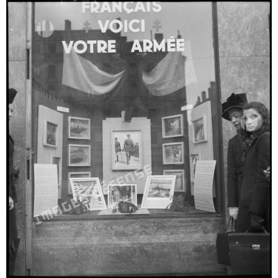 Panneau exposé au Centre documentaire de l'Armée Française à Lyon.