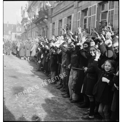 Célébration de la libération de Montbéliard le 17 novembre 1944.