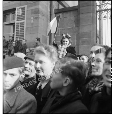 Célébration de la libération de Montbéliard le 17 novembre 1944.