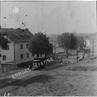 [Tournage à proximité du poste  frontière de Lauterbach (Sarre). Septembre-octobre 1939.]