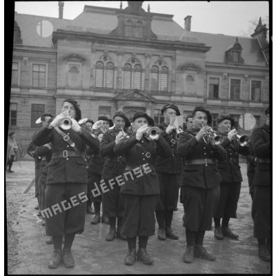 ImagesD fense Photographie de groupe de la musique militaire d