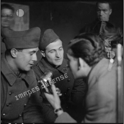 Portrait de groupe de soldats de la 3e armée interviewés.