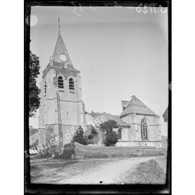 Arvillers (Somme). Extérieur de l'église. [légende d'origine]