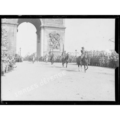 Paris 14 juillet 1919. Fête de la victoire. Le général Pershing. [légende d'origine]