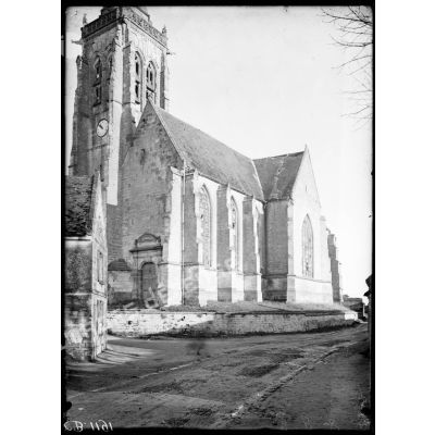 L'église de Montigny. [légende d'origine]