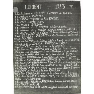 Lorient - 1943 - I. [légende d'origine]
