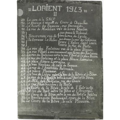 Lorient - 1943 - II. [légende d'origine]