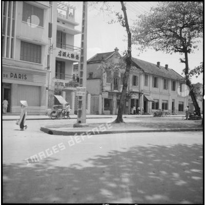 La rue des Cuirs à Hanoï.