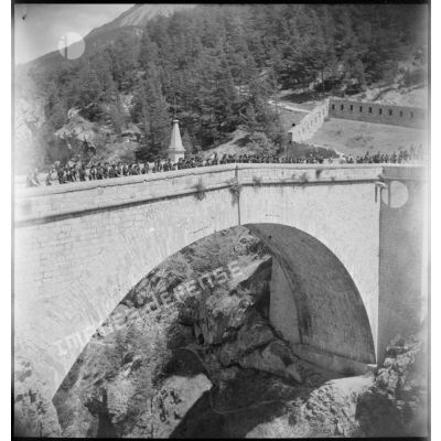 Le pont d'Asfeld à Briançon.