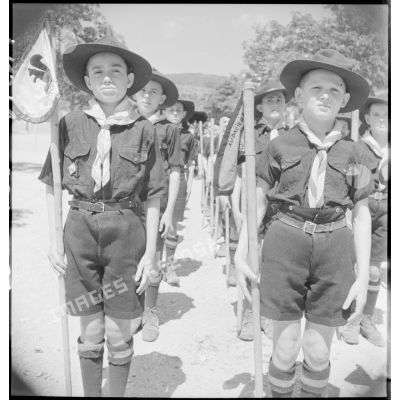 Section de scouts de l'école militaire enfantine Hériot.