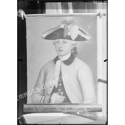 Chez le Comte de Pontalba. Portrait d'un gouverneur de la Louisiane. [légende d'origine]