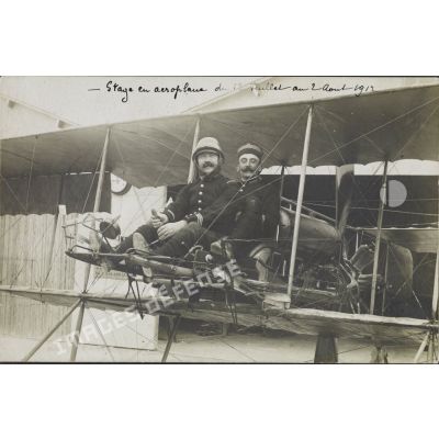 Stage en aéroplane du 12 juillet au 2 août 1912. [légende d'origine]