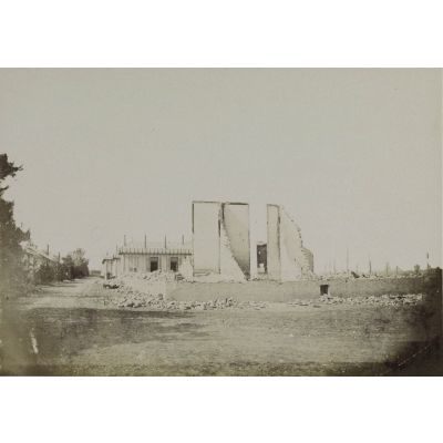 Ruines du Quartier Impérial (Camp de Châlons) Incendie antérieur à 1870. [légende d'origine]