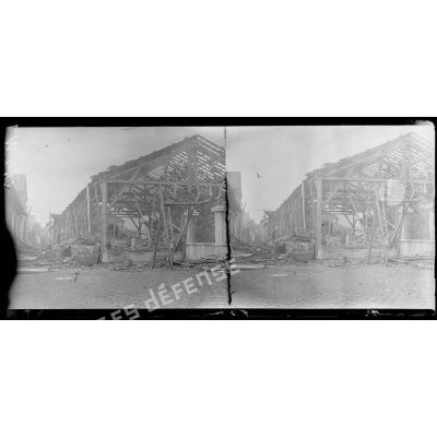 Paris, bombardement par avions, nuit du 15 au 16 septembre 1918. 91 rue Pelleport. [légende d'origine]