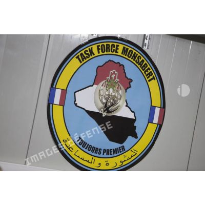 Insigne de la task force (TF) Monsabert à Bagdad, en Irak.