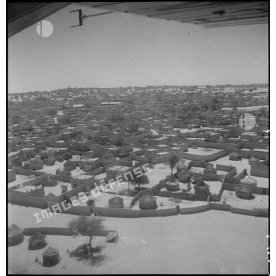 Vue aérienne de la ville de Zinder (Niger).