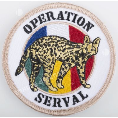 Ecusson d'épaule de l'opération Serval.