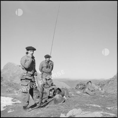 Transmetteur du 7e bataillon de chasseurs alpins (BCA).