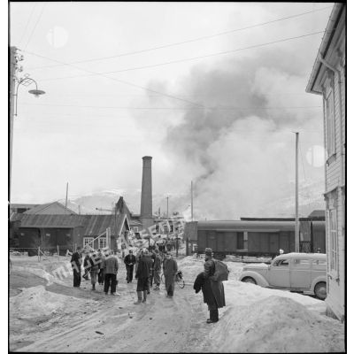 Incendie de la gare de Namsos.