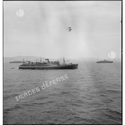 Convoi maritime de la 1re division de croiseurs auxiliaires (DCX) de retour de Norvège.