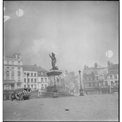 La statue de Jean Bart à Dunkerque.