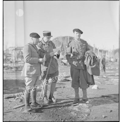 Les généraux Audet et Béthouart à Namsos.