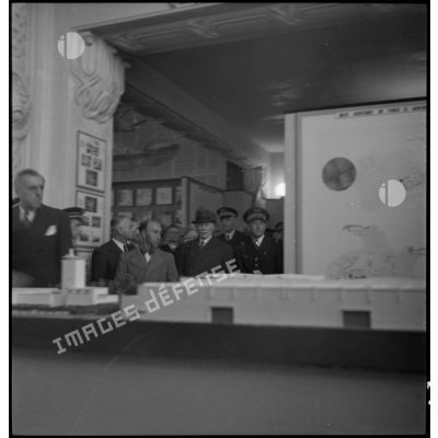 Inauguration de l'exposition dans le cadre de la semaine de l'aviation à Vichy.