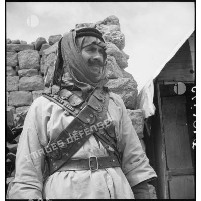 Portrait d'un cavalier druze.
