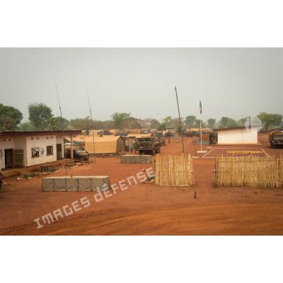 Place d'armes de la POD (plateforme opérationnelle défense) de Bambari.