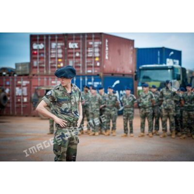 Transfert d'autorité du Batlog (bataillon logistique) Taillefer sur le camp M'Poko de Bangui.