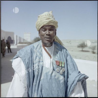 Portrait de monsieur Abdellahi, caïd de Tindouf.