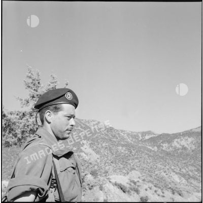 Le soldat Gaillard du 14e régiment de chasseurs parachutistes (RCP).