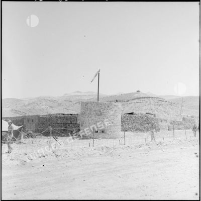 Le poste du 3e régiment de parachutistes coloniaux (RPC) à Kheirane dans la région des monts des Nemenchas.