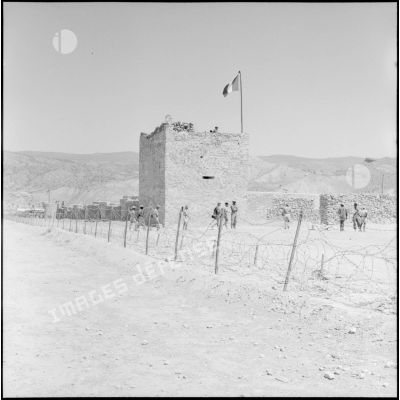 Le poste du 3e régiment de parachutistes coloniaux (RPC) à Kheirane dans la région des monts des Nemenchas.