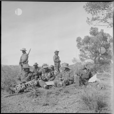 Instructions du commandant Piollot du 24e régiment d'infanterie coloniale (RIC) à ses officiers et soldats dans la forêt des Beni-Melloul.