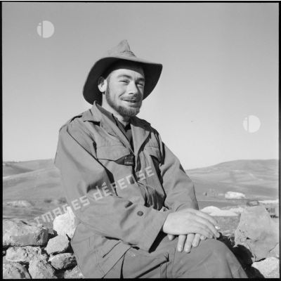 Portrait d'un chasseur du 20e BCP.