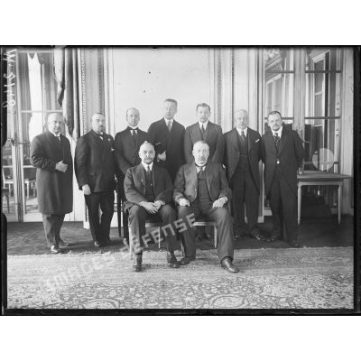 Les délégués russes de la conférence économique des Alliés à Paris. [légende d'origine]