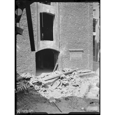Bombardement de Paris par canon du 4 juin 1918. [légende d'origine]